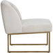 Nevin Polo Club Muslin Lounge Chair